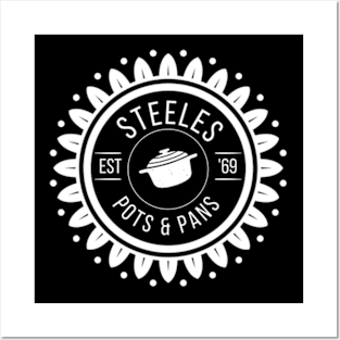 STEELES POTS AND PANS Posters and Art